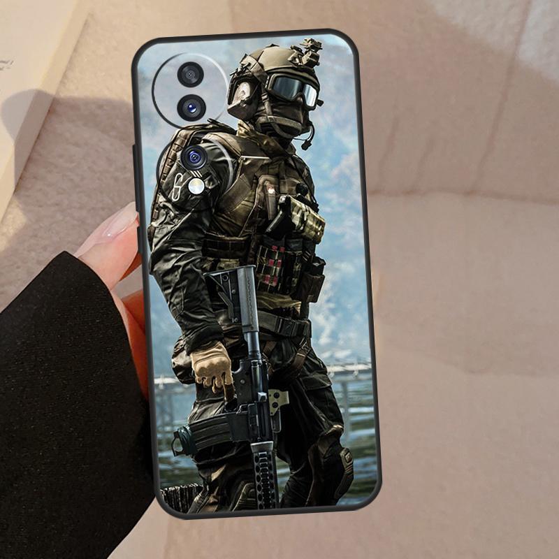 Military Army Special Forces For Honor Magic 7 5 6 8 Pro Case For Honor 200 400 50 70 90 Lite X8b X8c X9a X9b X9c X9d Win