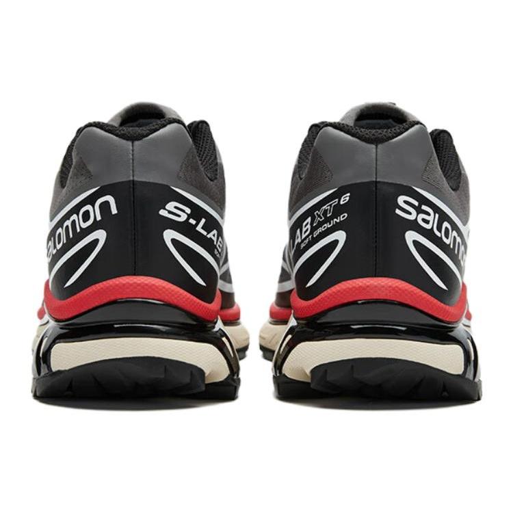 SALOMON XT-6 'Pewter Black Aurora Red' Men's L47293200
