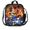 Сумка для ланча Sonic Hedgehog Стильная наплечная сумка для детей и взрослых Большая вместимость Дорожная сумка