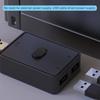 Plug and Play USB KVM Switch 2 in 1 Out/ 1 in 2 Out USB Switch Selector  Scanner