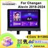 Мультимедийный плеер для автомобиля на Android для Changan Alsvin 2018-2024 Навигация GPS CarPlay 4G Головное устройство Стерео Видеоплеер