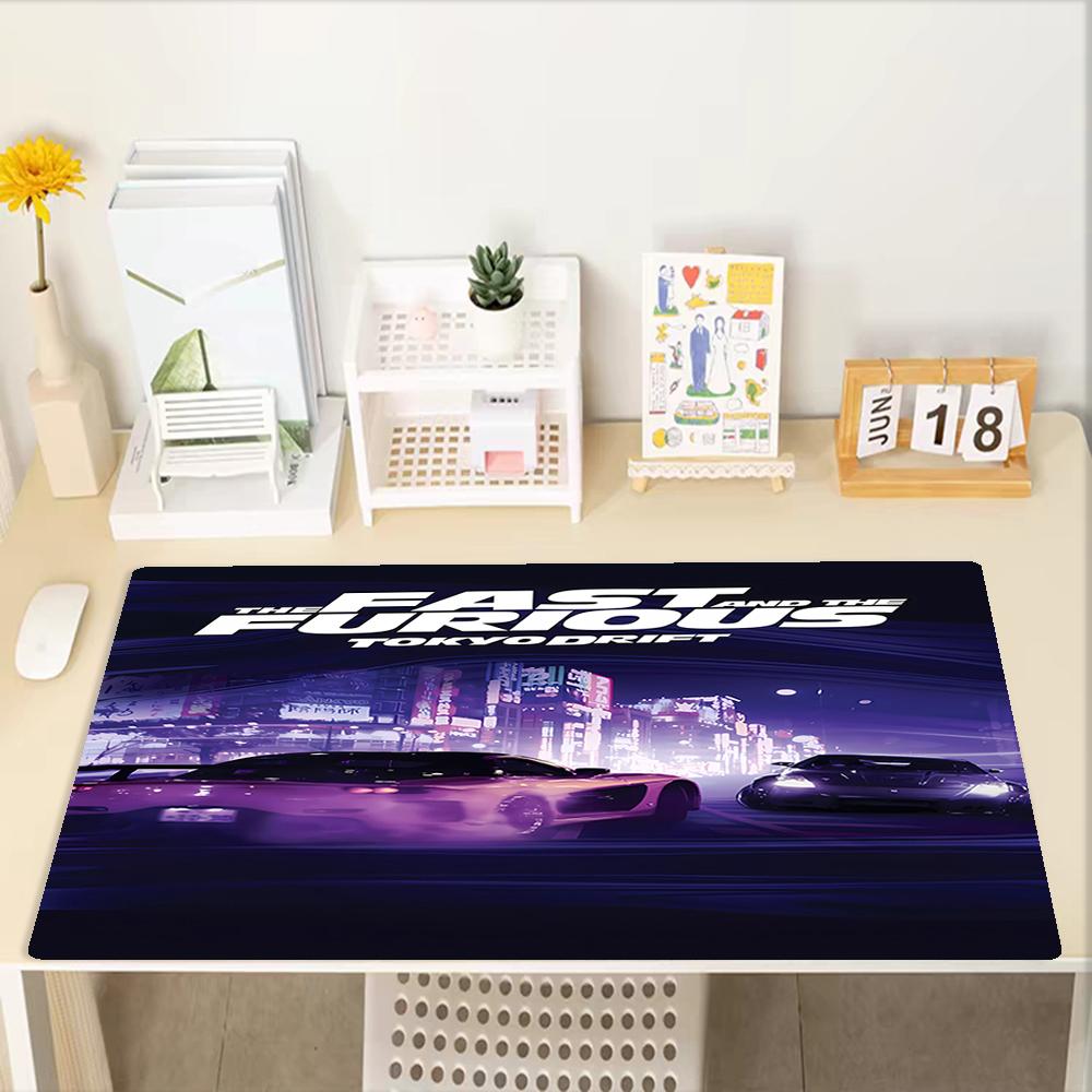 Fast & Furious Theme Mouse Pad, Non Slip Rubber Base, Multifunctional Office & Home Decor, Perfect for Workspace Personalization.