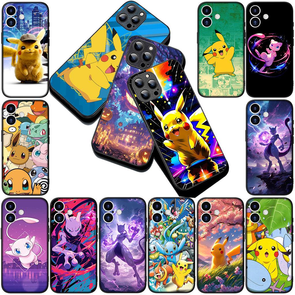 Phone Cover for Xiaomi Redmi Note 14 13 Pro Plus ProPlus 14C A4 13C Pro+ 5G Casing Case Mewtwo P-Pokemons Mew two P-Pikachus