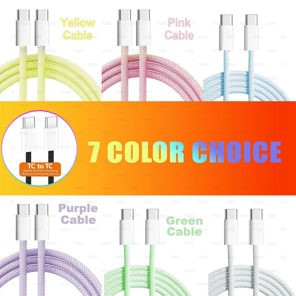 EONLINE 3.3FT 3D Original USB-C Fast Charger Cable for Apple iPhone 17 16 Pro Max 15 Pro Puls PD 60W USB-C Weaving Charging Data