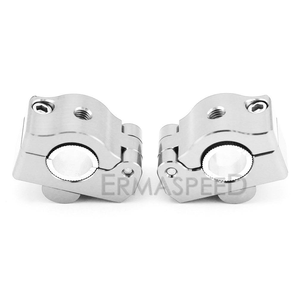 Алюминиевые стойки для руля мотоцикла с ЧПУ, универсальные 22 мм 28 мм, ручки для увеличения высоты, зажим для крепления на велосипеде для бездорожья MT09