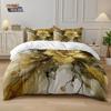 3 шт. Имитация золочения Красивый цветочный принт Без пододеяльника Пуховое одеяло Комплект Пододеяльников Разные размеры Удобное Украшение для спальни Постельное белье