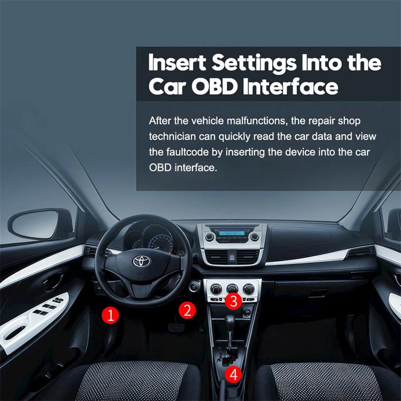 V011 Bluetooth 5.4 Автомобильный 2 Сканер 25K80 Диагностический Инструмент Полная Функция Домашнее Приложение Для Ios/Android Obdii Чтение Кода Pk Elm327