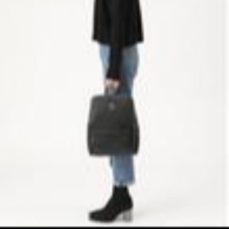 Daks Black Cutting Dd Logo Quilted Leather Backpack Dcba2f369