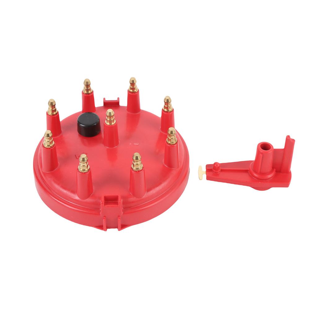 Ignition Distributor Cap Rotor Kit DC12V 8233 Brass Terminals Replacement for Bronco E 150 E 250 V8 5.0L 5.8L Grey