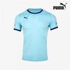 Галерея Puma Летняя мужская футболка с коротким рукавом, светло-голубая футболка