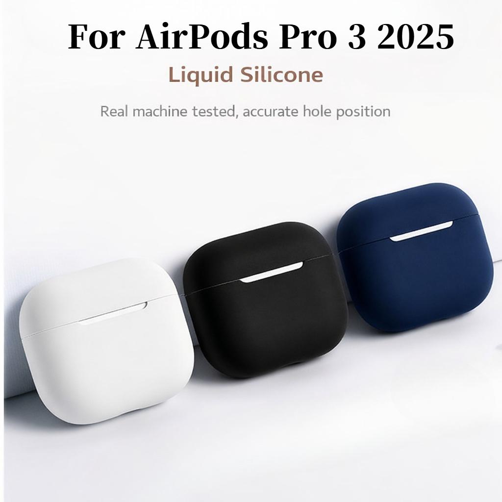 Чехол для AirPods Pro 3 Case Беспроводные Bluetooth Наушники Силиконовые Чехлы Siamese Ультратонкая Кожа для Airpods Pro 3 Funda