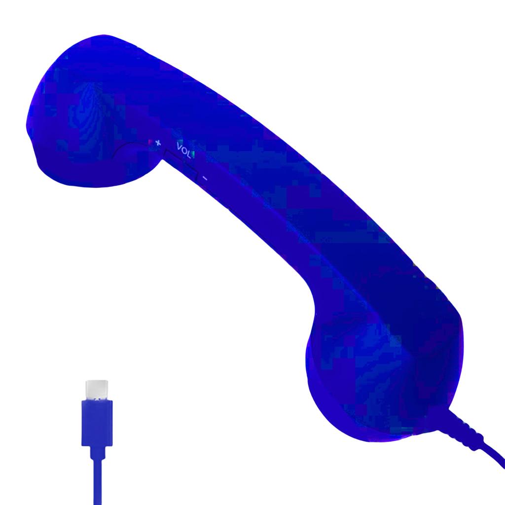 Ретро-микрофон-динамик для трубки мобильного телефона с интерфейсом USB-C, трубка для мобильного телефона