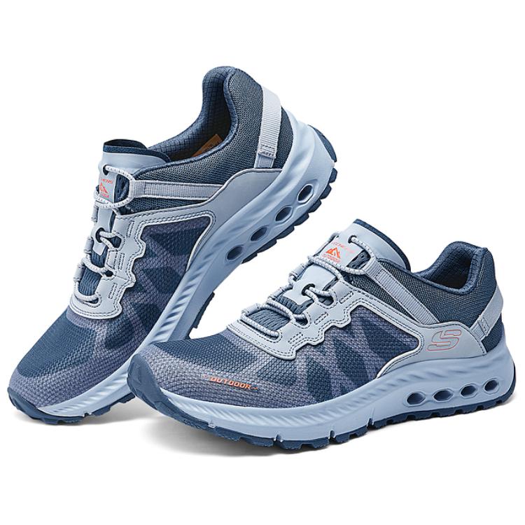 Skechers Go Walk Уличная Мода Универсальные Прочные Дышащие Низкие Туристические Ботинки Женские туристические ботинки Светло-Голубой 180152-LTBL