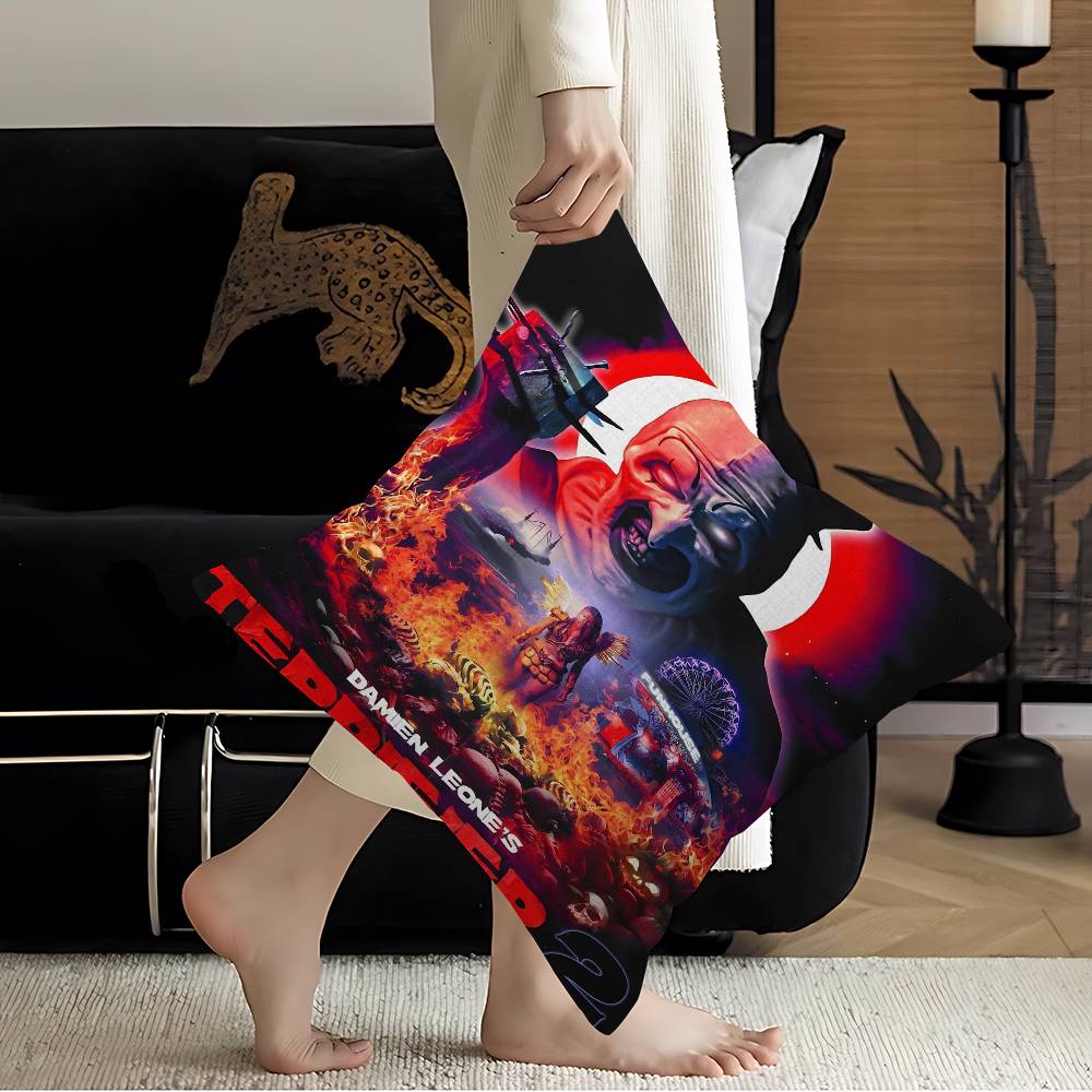 Terrifier 321 Collection Classic Horror Movie Pillowcase toon Gift Cushion Cover Bedroom Home Sofa Chair Seat Decor pillow case