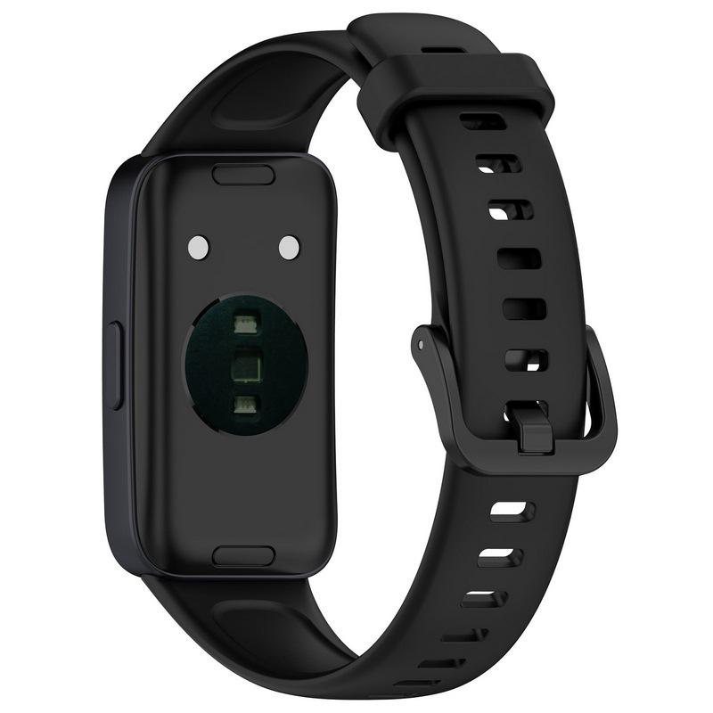 Мягкий резиновый ремешок для Huawei Band 8 — сменный водонепроницаемый и устойчивый к поту браслет (Модель ASK-B29)