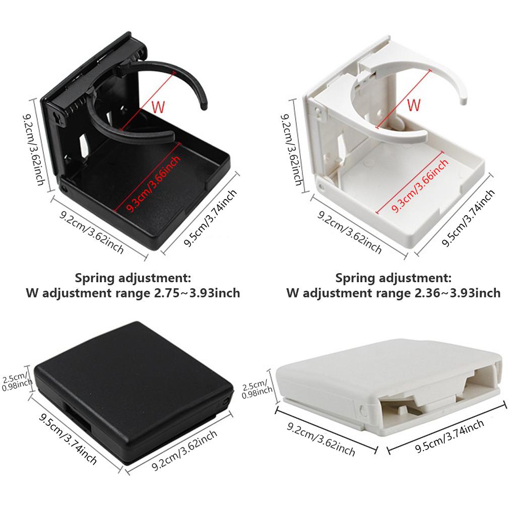 Автомобильный держатель для напитков, подставка для бутылки с водой, компактный подстаканник для хранения, внутренний органайзер, лодки, яхта, черная весна