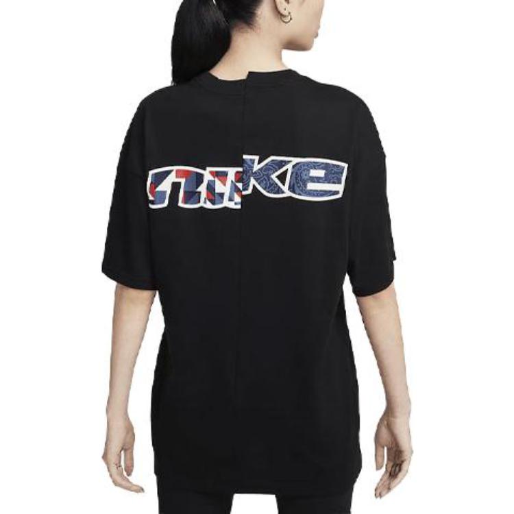 New Nike Sportswear Collection Training Crewneck T-Shirt Black FQ0366-010