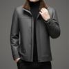 New Winter Thickened Genuine Leather Jacket with Removable Lining and Fur All-in-one Middle-aged Men's Leather Jacket
