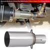 Motorcycle Modification Exhaust Pipe Middle Section 28-45mm Adapter 51mm Exhaust Section Non-destructive Install