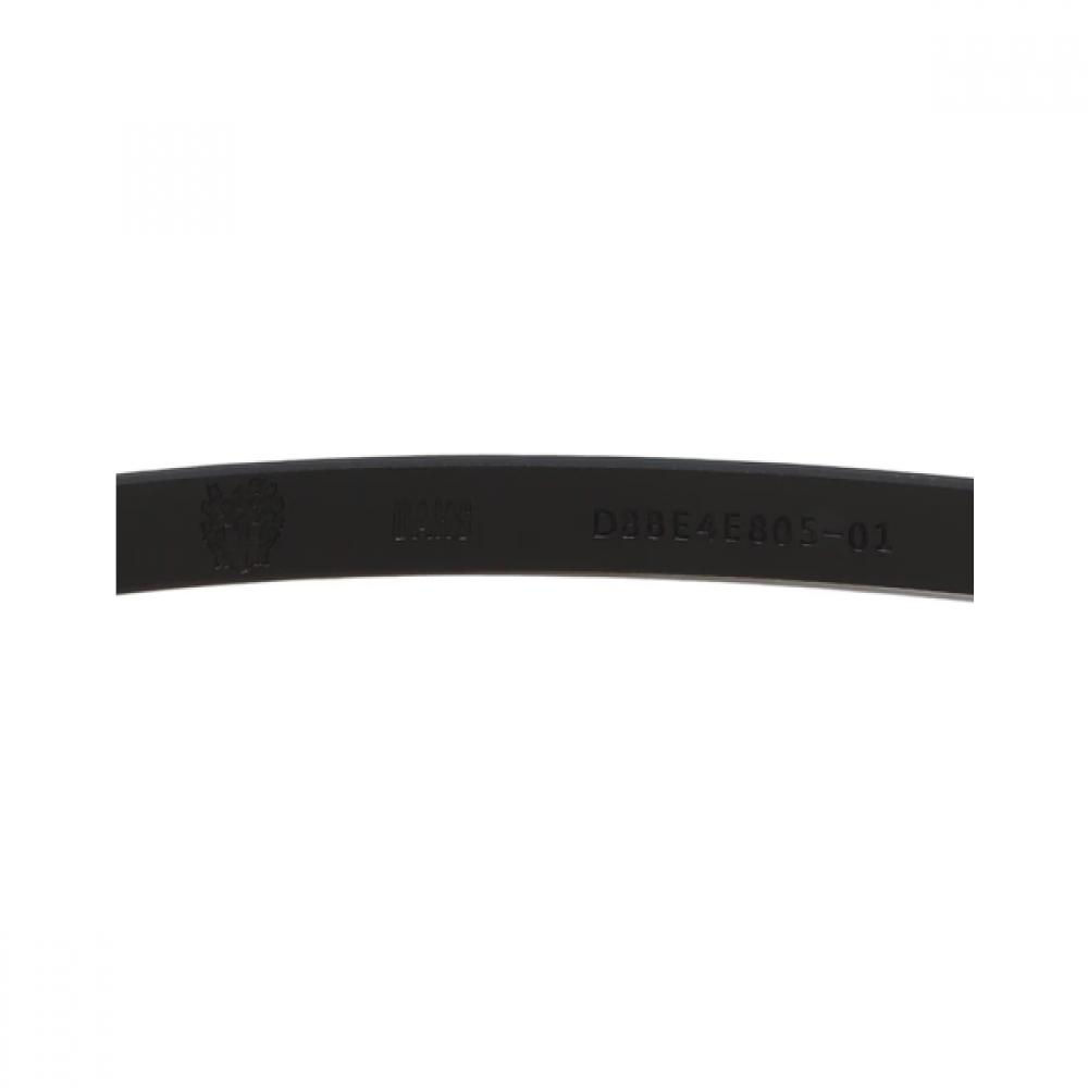 Daks Women Black GolD D Buckle Leather Belt Dbbe6f805bk