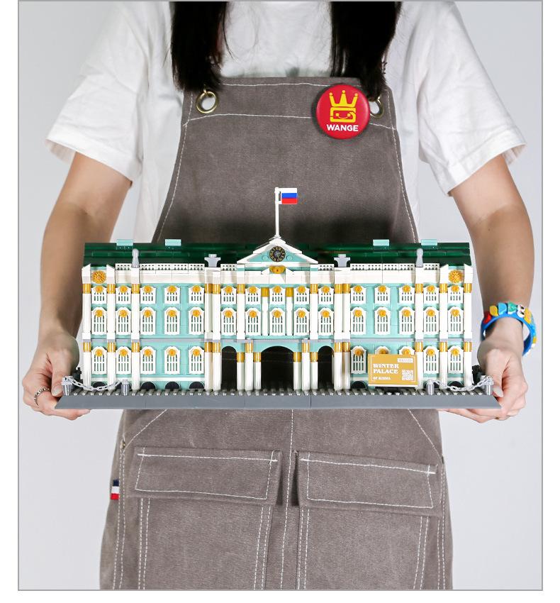 1063 детали Зимний дворец Санкт-Петербург Россия Строительные блоки MOC Модель Кирпичи Игрушка Подарок Для Взрослых Детей Мелкие Детали