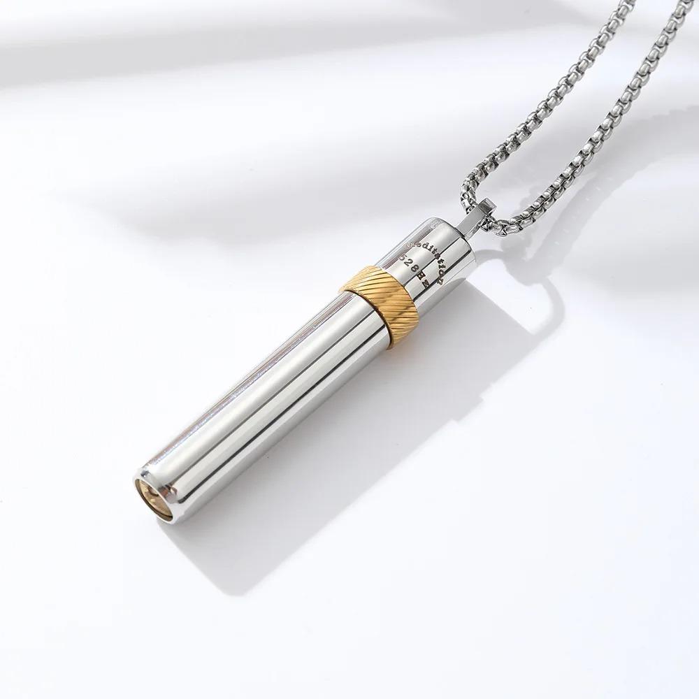 Ожерелье-свисток из нержавеющей стали для тренировки дыхания, ожерелье для йоги и медитации, женское, для девушки