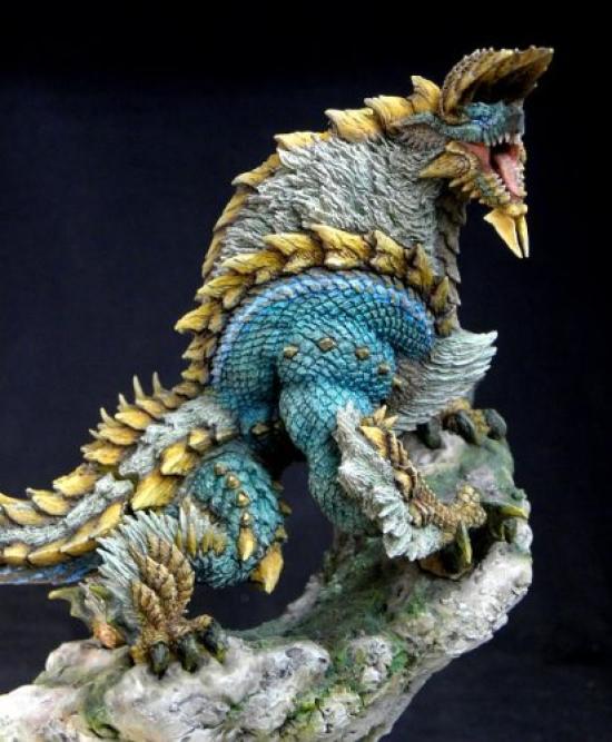 Capcom Figure Builder Model Thunder Wolf Dragon Zinogre PVC Creator's (Pre-painted Figure)