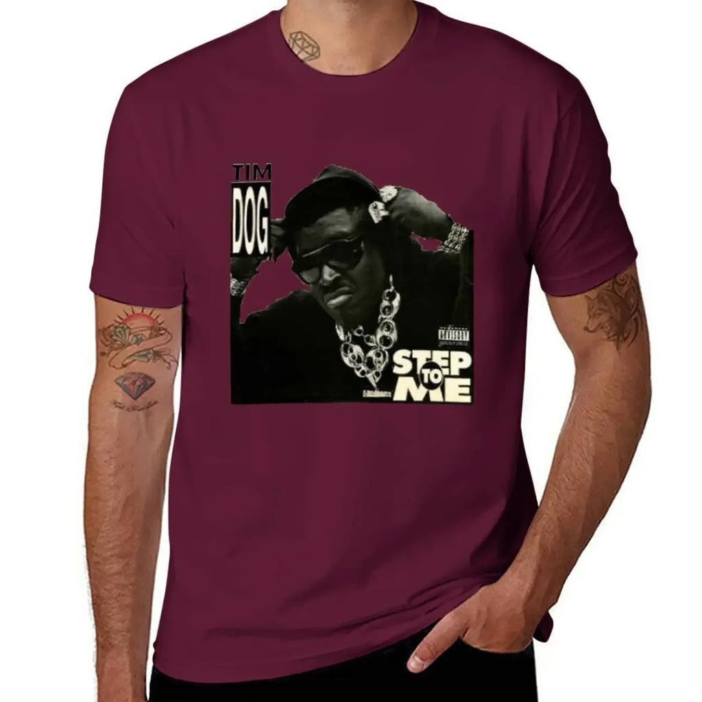 Tim Dog Step To Me Hip Hop 1991 Rap Tshirt Oversizeds Anime Clothes Graphics Unisexs Vintage T Shirts