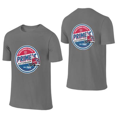 Prime S Autoshop Vintage Distressed Style Garage Skinfriendly Reversible Tshirt Loose Lazy Easy To Clean Shirt