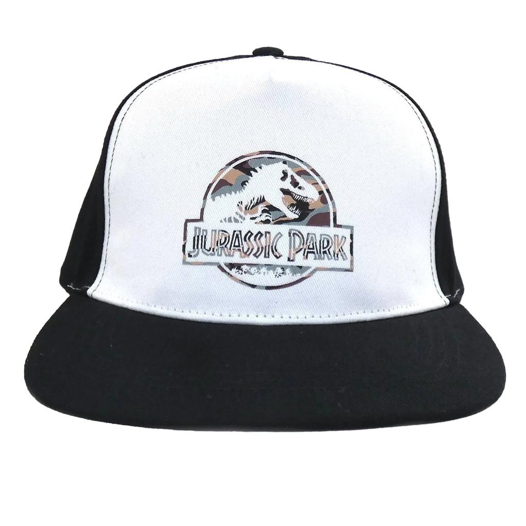 Jurassic Park Camo Logo Snapback Cap