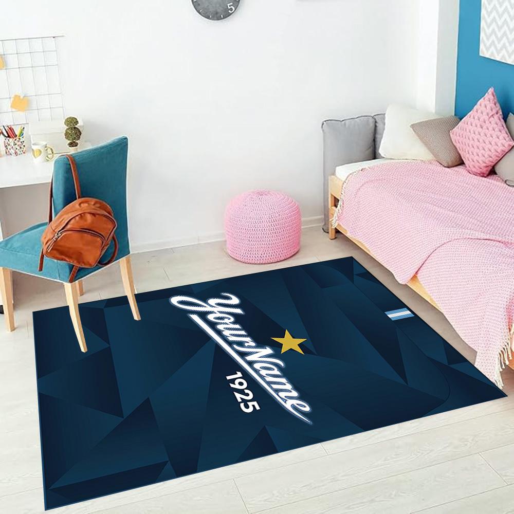 3ehnt Customize your name rug, office chair cushion, home bedroom living room gift.