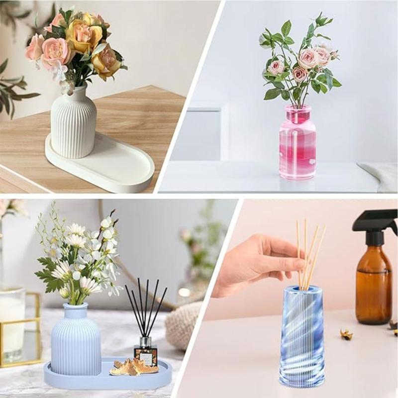 Силиконовые формы для ваз Создают уникальные декоративные формы для цветов Формы для литья бутылок Формы для ручного декора Различные стили