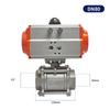 Pneumatic ball valve Q611F-16P stainless steel 304 three-piece threaded internal thread connection high temperature resistant sw