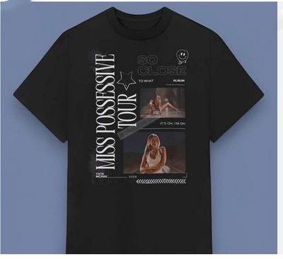 Футболка Tate Mcrae Miss Possessive Tour 2025 Размер S-5XL Унисекс