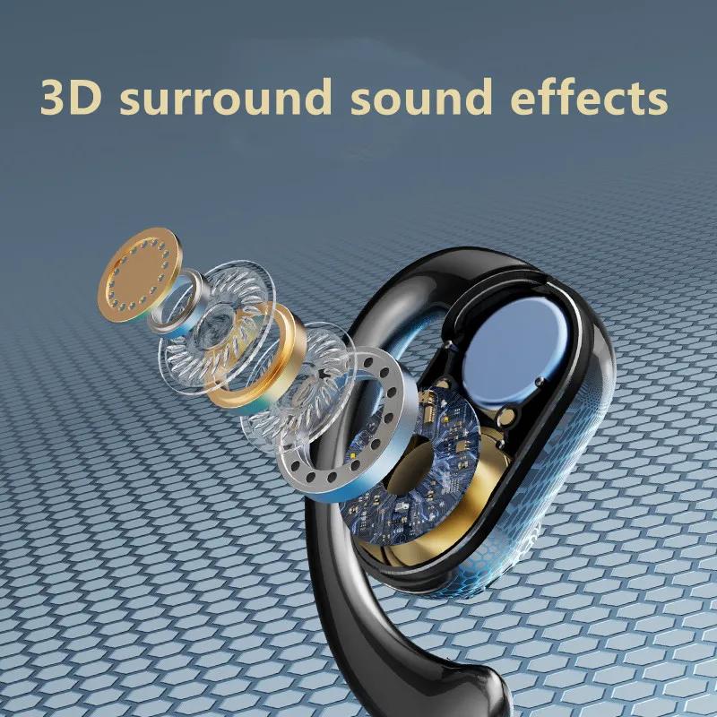 XiaomiOriginal TWS Earhook Earphones Bluetooth 5.3 Low Latency Gaming Sport Headset HiFi Stereo Noise Reduction Earbuds for allphones