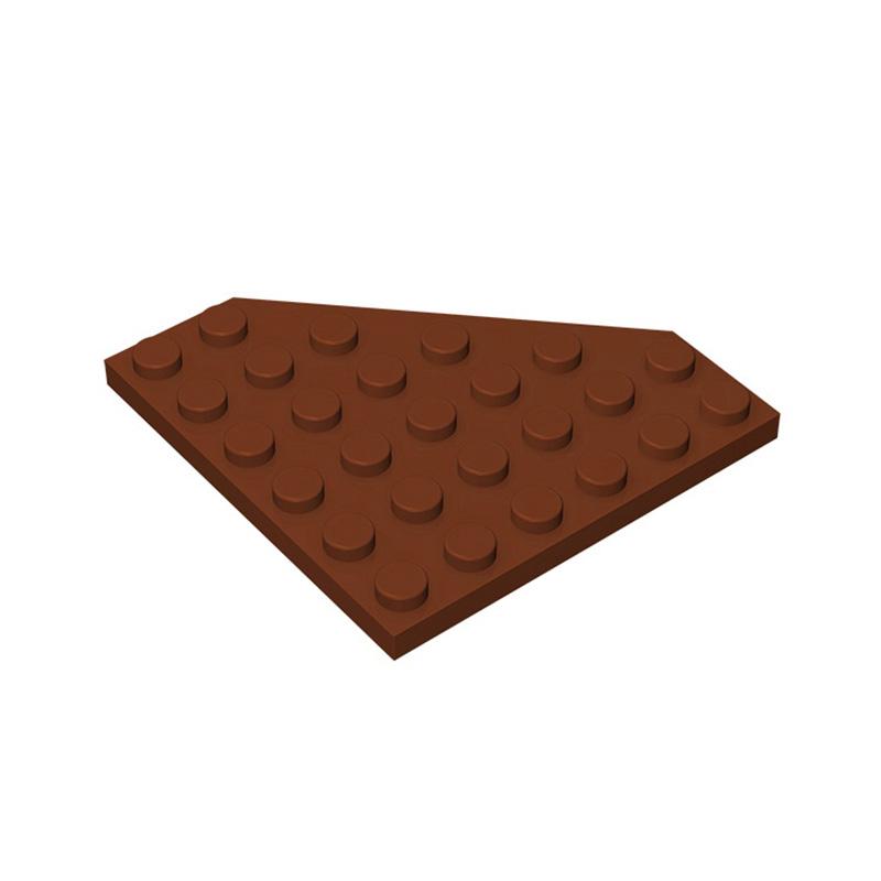 Нетоксичный Moc 10 шт. 6106 Строительные блоки-пластины с угловым срезом 6x6 Кирпичики-частицы Образовательные DIY Игрушки Подарки на День Рождения для Детей