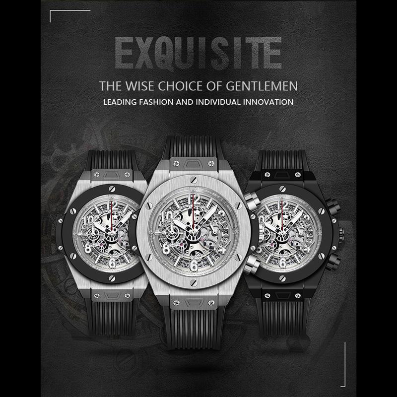 KIMSDUN Часы мужские топ бренд роскошные часы мужские спортивные силиконовые модные календарные часы камень