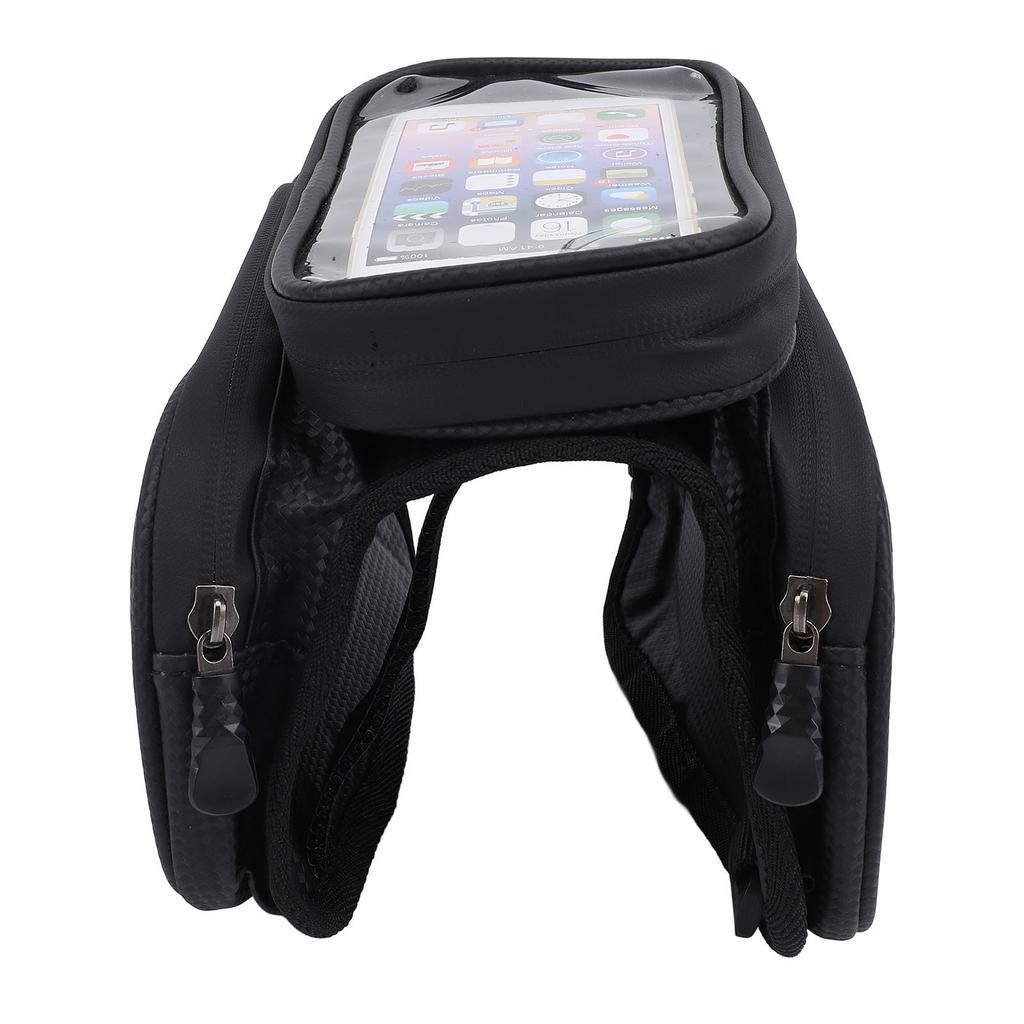 Велосипедная сумка на переднюю раму для телефона, водонепроницаемая, с сенсорным экраном, передний держатель для телефона, чехол для улицы