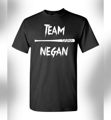 Unisex Shirt Cotton Oversize Large Size Negan The Walking Dead T-Shirt Lucille Eeny Meeny Miny Moe Rick Daryl Zombies