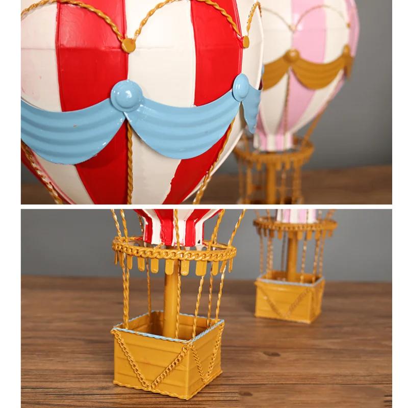 Aqumotic Подвесной воздушный шар, украшение, подвесной железный металлический предмет искусства, дорожный шар, романтический детский сувенир, мультяшная подставка для воздушных шаров