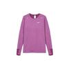 Solid Color Sport Crew Neck Long Sleeve T-Shirt Men Tops Purple DD5650-653