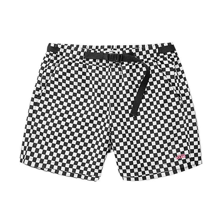 Vans Черно-белые клетчатые повседневные шорты с принтом в виде шахматной доски, женские шорты VN0A5DTQ705