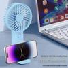 Portable Handheld Mini USB Fan with Phone Holder