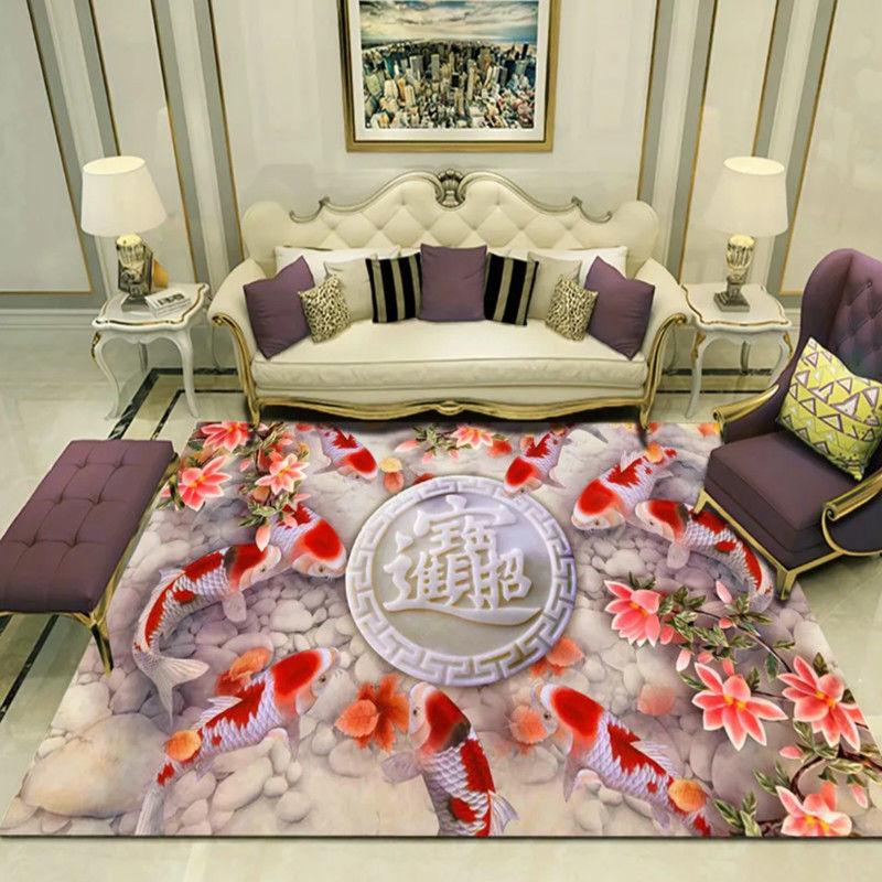 3D Коврик для гостиной Ковер Спальня Полная кровать Прикроватный коврик для ползания Журнальный столик Коврик для входной двери