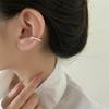 Уникальные поддельные пирсинг металлические клипсы для ушей нейтральный стиль для женщин и мужчин асимметрия круглая серьга модные ювелирные подарки