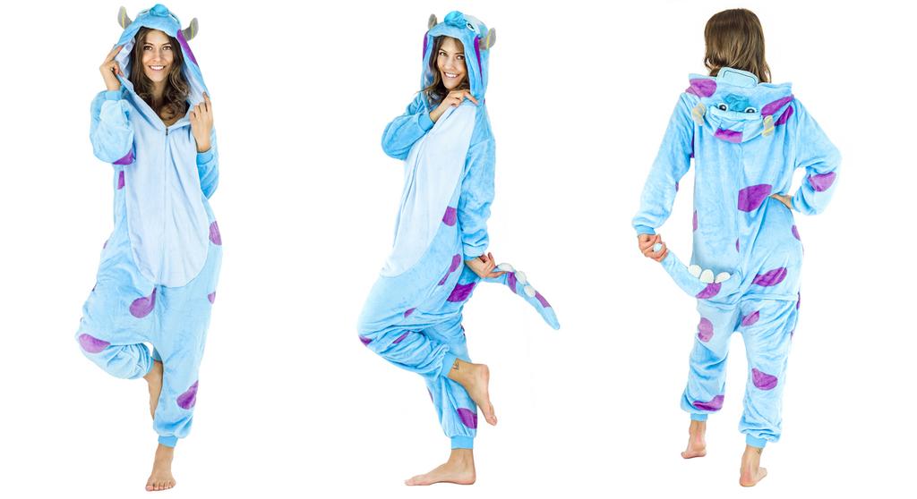 Sulley Monsters Inc. Kigurumi Onesie Costume - M