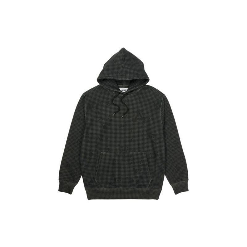 Palace Мужская черная толстовка с капюшоном с логотипом Tri-Ferg P20CS117