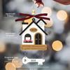 Wedding Gifts First Christmas Married Ornament Wooden Hanging Car/House Decoration Mr. And