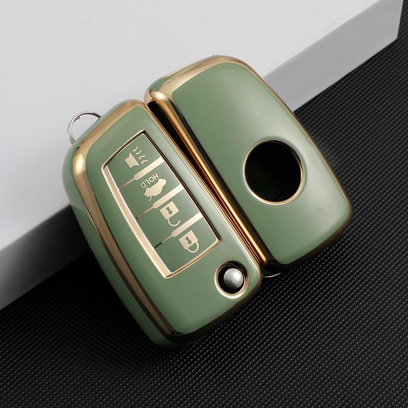 2/3/4 кнопки Мягкий ТПУ автомобильный складной чехол для ключей Защитная крышка для Nissan X-Trail Juke F15 Rogue Qashqai J11 Tiida Murano Maxima Quest аксессуары
