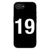 Футбольный Номер 19 Номер Футболиста № 19 Чехол для Телефона для Apple iPhone 17 16 11 Pro XS Max XR 6 7 8 Plus + 16E SE Корпус